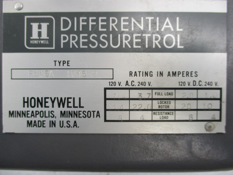 HONEYWELL P506A 1046 2 240VAC UNMP