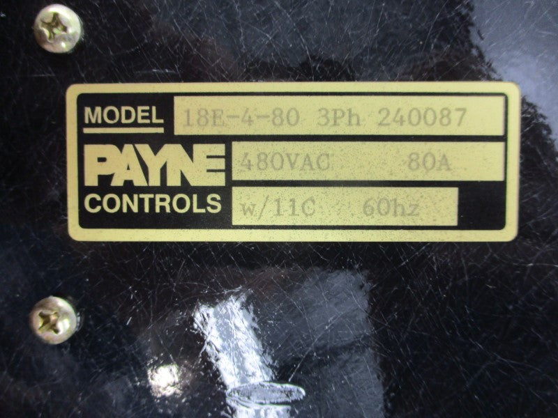 PAYNE 18E-4-80 480VAC 80A NSNP