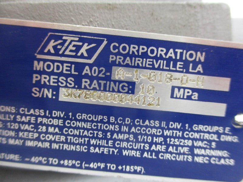 K-TEK A02-A-1-018-O-H NSNP