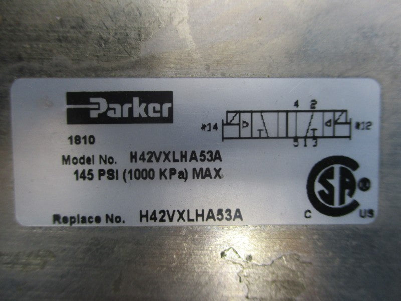 PARKER H42VXLHA53A 110/120V 145PSI NSNP