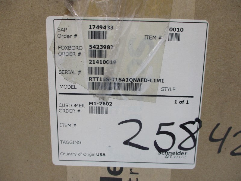 SCHNEIDER ELECTRIC RTT15S-T1SA1QNAFD-L1M1 1/2" NSMP