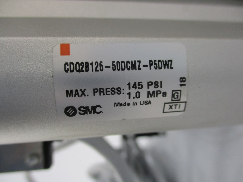 SMC CDQ2B125-50DCMZ-P5DWZ 145PSI NSNP