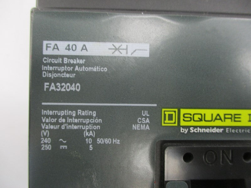 SQUARE D FA32040 240/250V NSMP
