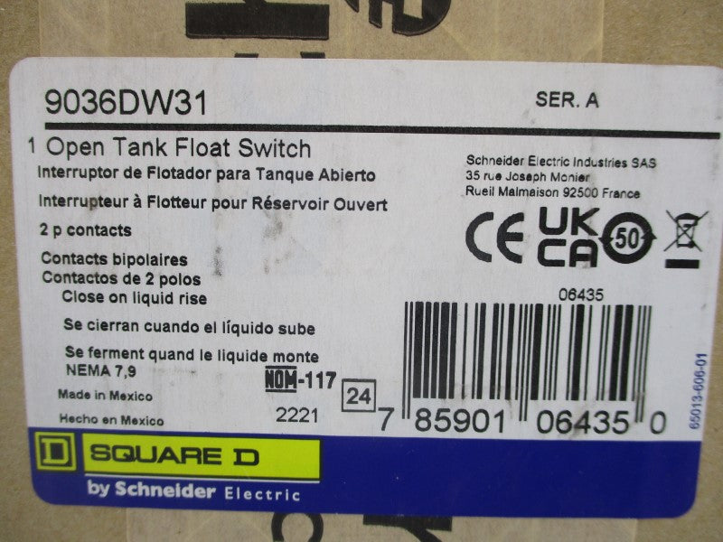 SQUARE D 9036DW31 SER. A NSFS