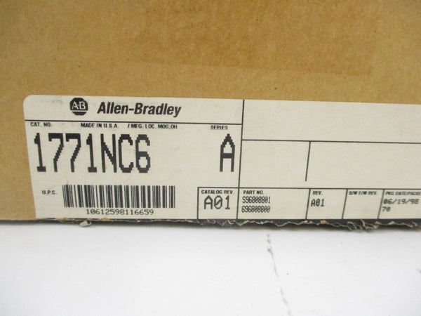 ALLEN BRADLEY 1771NC6 SER. A REV. A01 NSMP