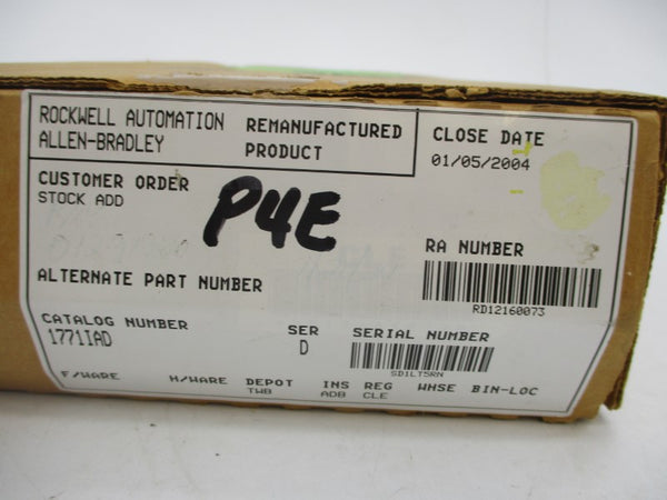 ALLEN BRADLEY 1771IAD SER. D REMAN
