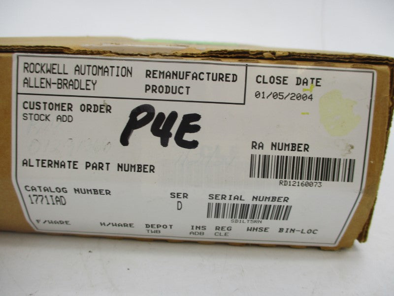 ALLEN BRADLEY 1771IAD SER. D REMAN