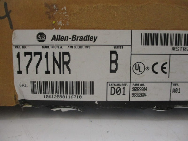 ALLEN BRADLEY 1771NR SER. B F/W G REV. D01 5VDC 1.50A NSMP