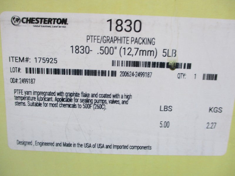 CHESTERTON 1830 175925 .500" NSMP