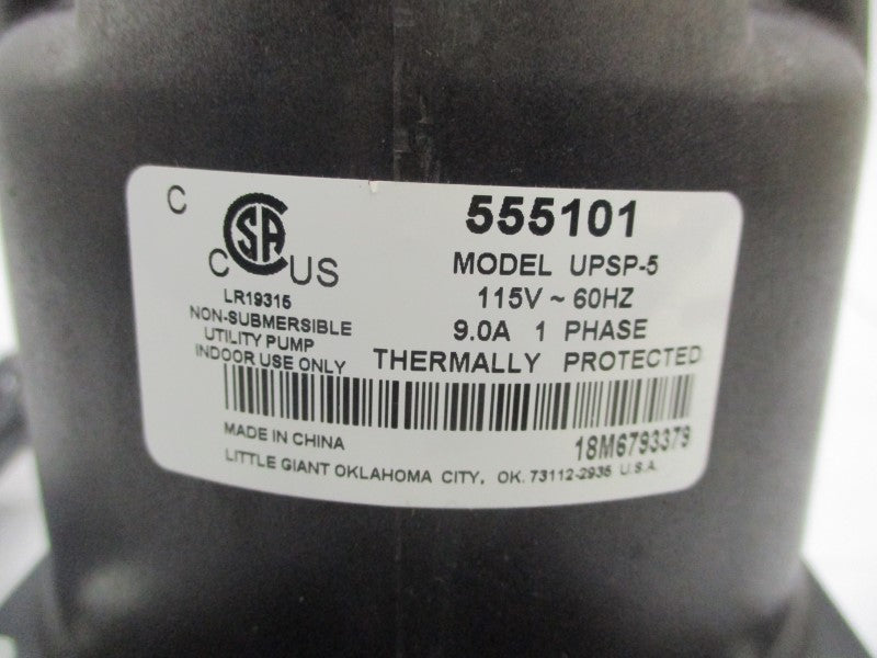 LITTLE GIANT UPSP-5 555101 115V 9A NSMP