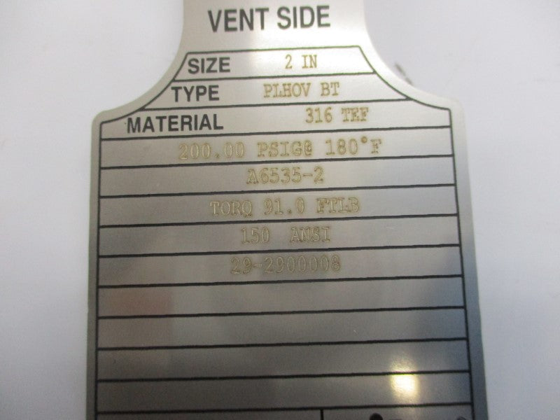 FIKE PLHOVBT A6535-2 200PSI 2" NSMP