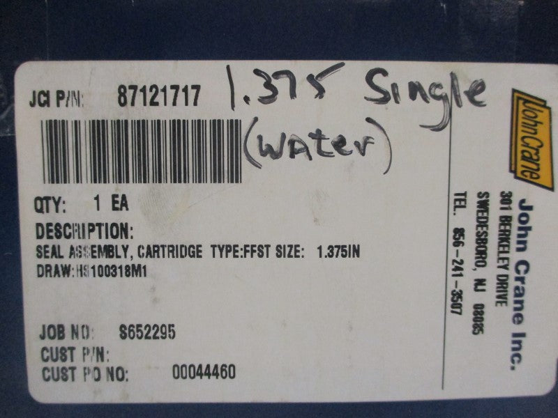 JOHN CRANE FFST-0349-A3CE-H109 7686698 1.375" NSMP