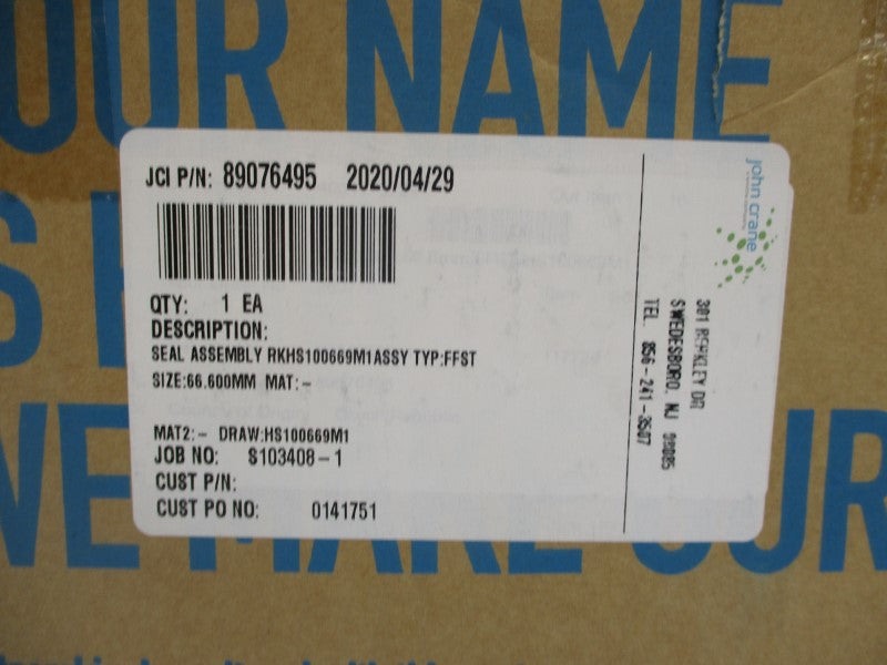 JOHN CRANE FFST-0666-A3CE-H109 71489132 NSMP