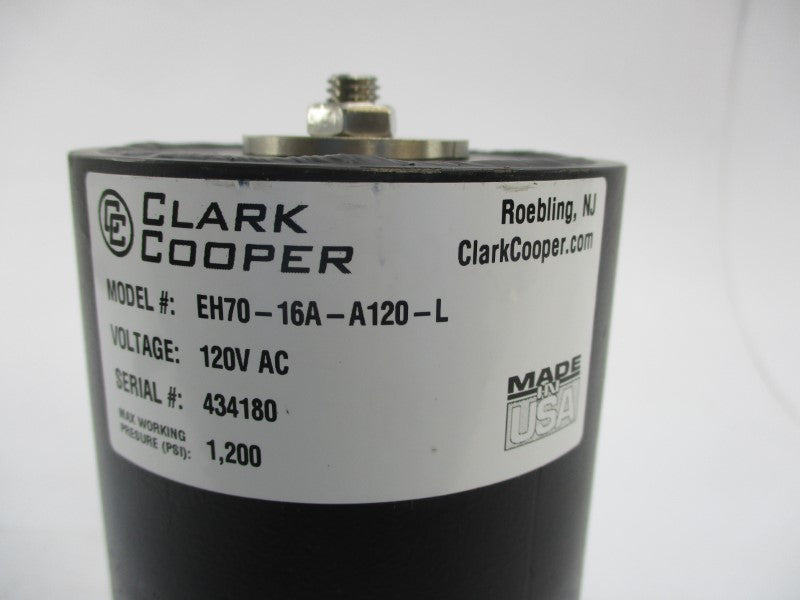 CLARK COOPER EH70-16A-A120-L 120VAC 1200PSI NSNP