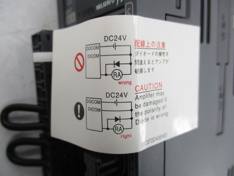MITSUBISHI MR-J4-100B-RJ SER. V56V10004 240V 5.0/10.5A NSMP