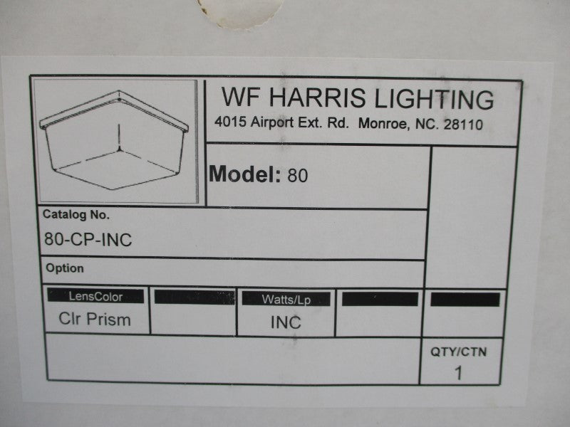 WF HARRIS LIGHTING 80-CP-INC NSMP
