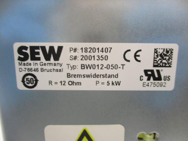 SEW EURODRIVE 18201407 BW012-050-T NSMP