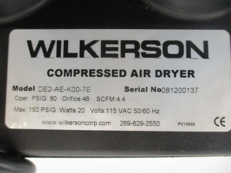 WILKERSON DE2-AE-K00-7E 115VAC 150PSI NSNP