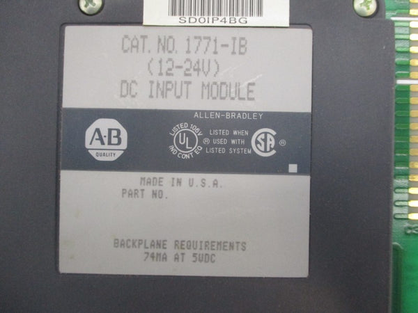 ALLEN BRADLEY 1771IB 12-24V NSMP