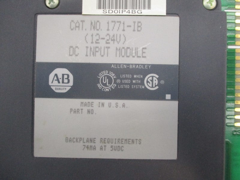 ALLEN BRADLEY 1771IB 12-24V NSMP
