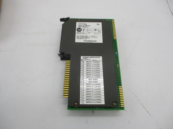 ALLEN BRADLEY 1771-IL SER. D F/W B REV. G01 10.0VDC 1.100A NSMP