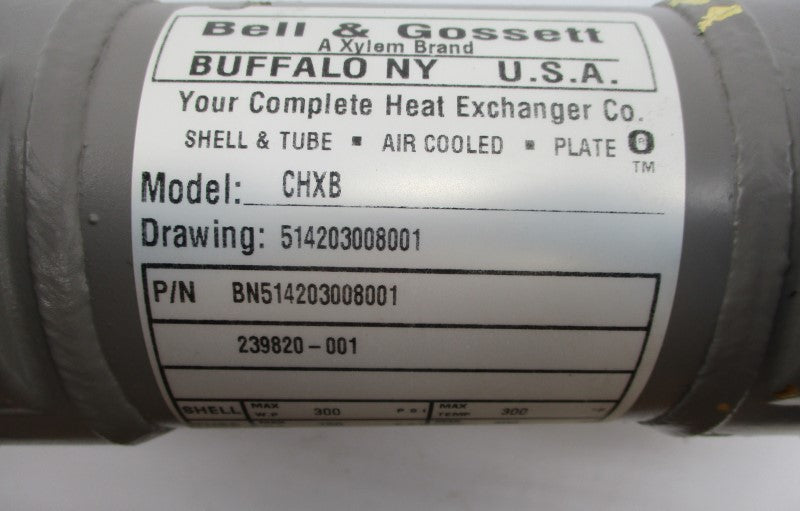 BELL & GOSSETT CHXB BN514203008001 300PSI NSNP