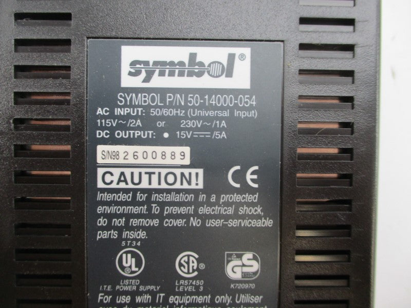 SYMBOL 50-14000-036W 15VDC 5A REV. A NSMP