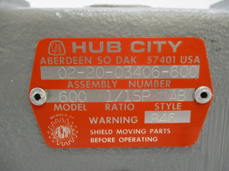 HUB CITY 02-20-03406-600 NSMP