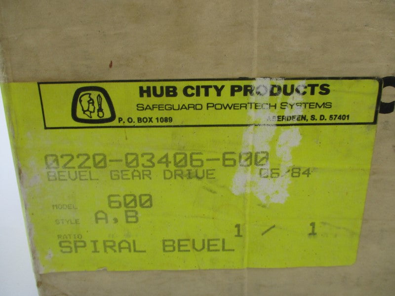HUB CITY 02-20-03406-600 NSMP