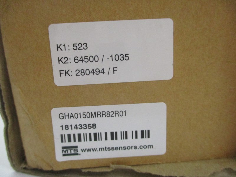MTS GHA0150MRR82R01 18143358 NSMP