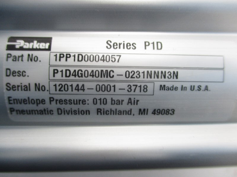 PARKER 1PP1D0004057 SER. P1D 10PSI NSNP