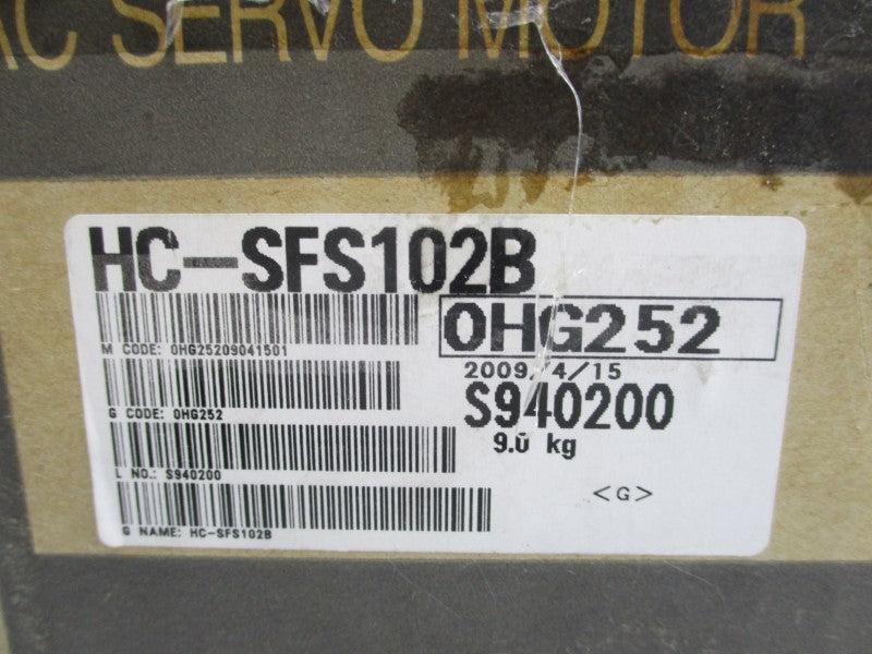 MITSUBISHI HC-SFS102B 123V 6.0A NSMP