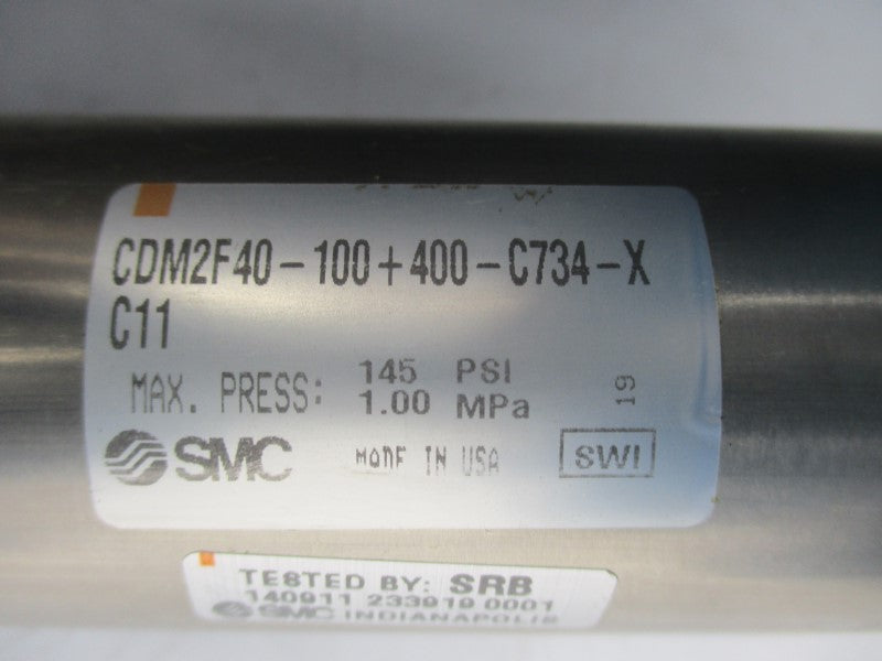 SMC CDM2F40-100+400-C734-XC11 145PSI NSNP