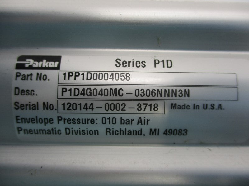 PARKER 1PP1D0004058 SER. P1D 10PSI NSNP