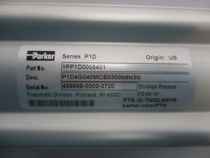 PARKER 1PP1D0005401 SER. P1D 10PSI NSNP
