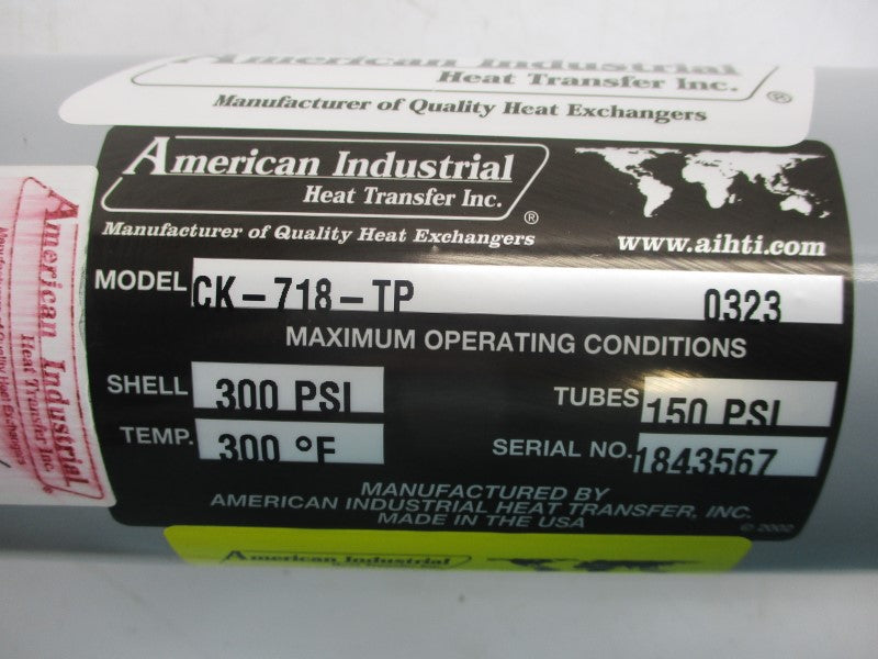 AMERICAN INDUSTRIAL CK-718-TP 300PSI NSNP