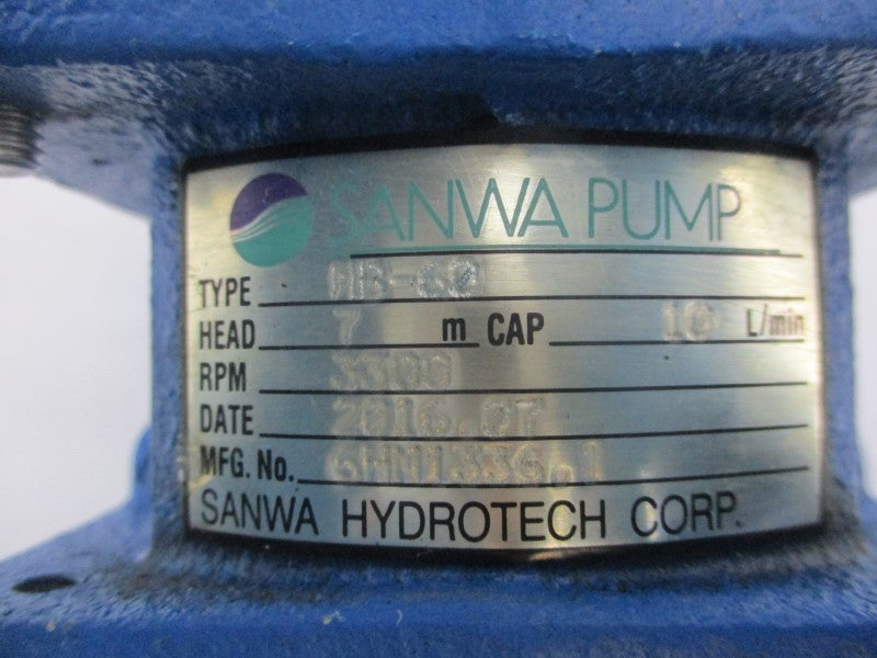SANWA PUMP MB-60 220V 0.39A NSNP