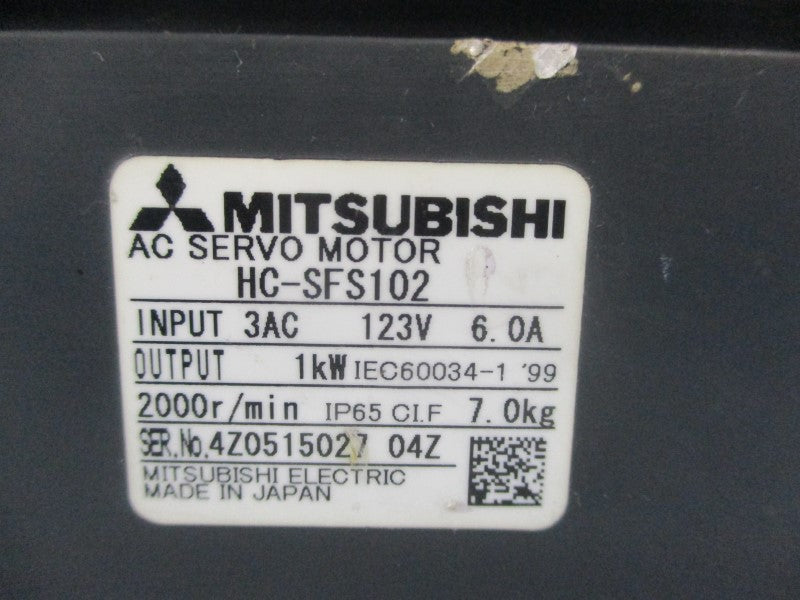 MITSUBISHI HC-SFS102 123V 6.0A NSNP