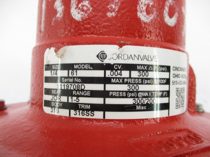JORDAN VALVE 61 UNMP