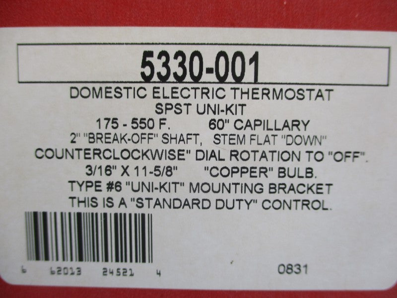 ROBERTSHAW 5330-001 NSMP