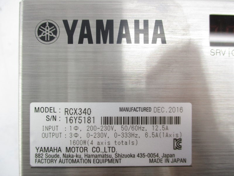 YAMAHA RCX340 200-230V 12.5A NSNP