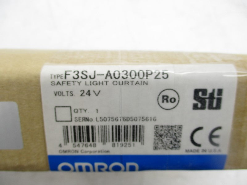 OMRON F3SJ-A0300P25 24V NSFS