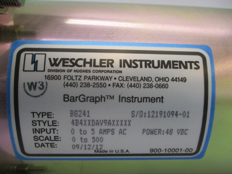 WESCHLER B6241 4BXXDAV9AXXXXX 48VDC 0-5A NSMP