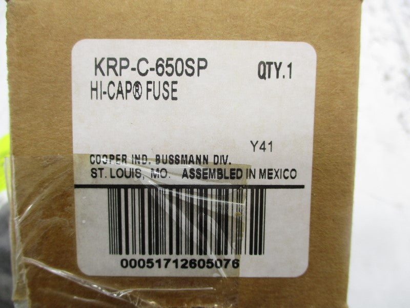 BUSSMANN KRP-C-650SP 600VAC 650A NSMP