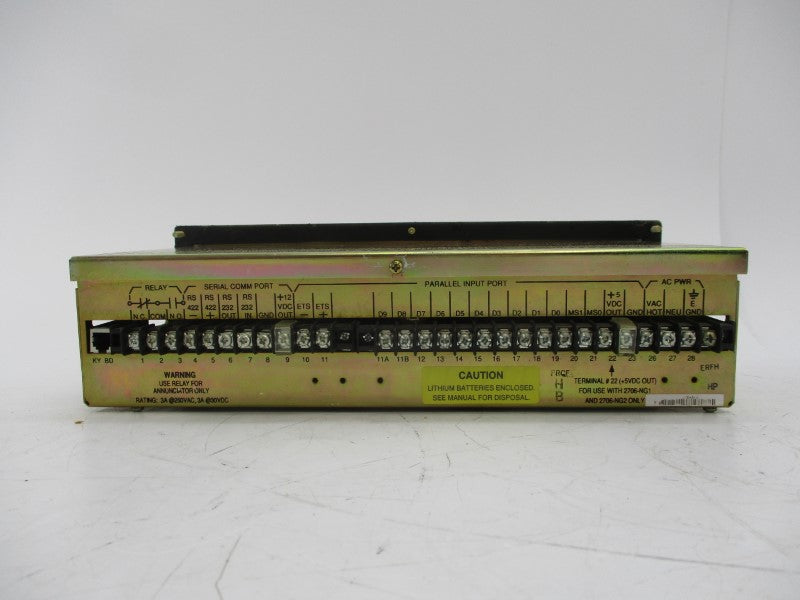 ALLEN BRADLEY 2706-B23J16 SER. G F/W 3.02 264VAC REV. B  UNMP