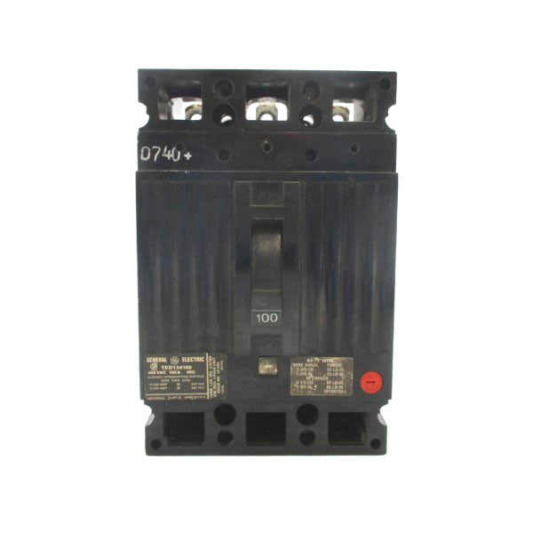 GENERAL ELECTRIC TED134100 480VAC 100A (BLACK)  UNMP