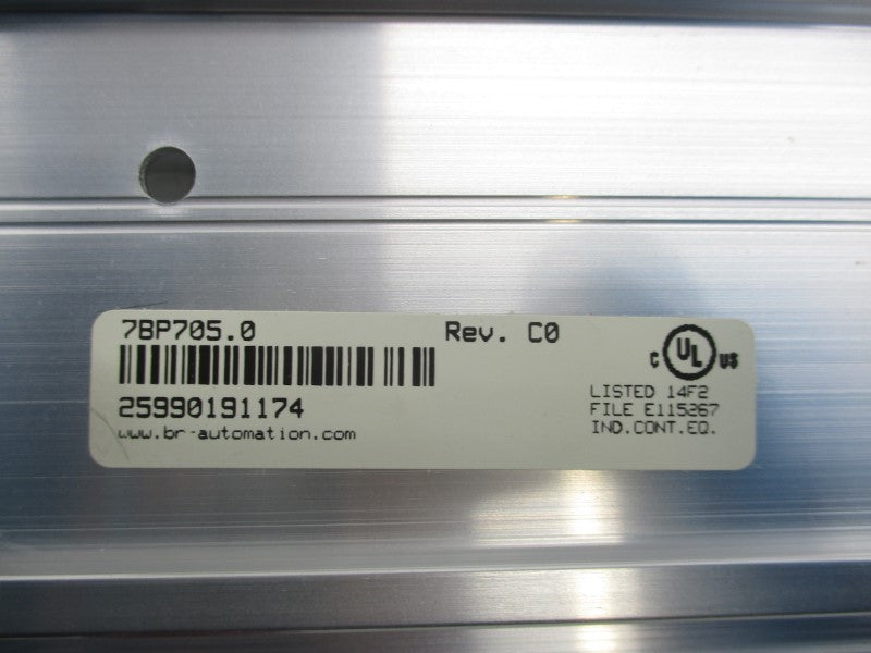 BR-AUTOMATION 7BP705.0 REV. C0 NSMP