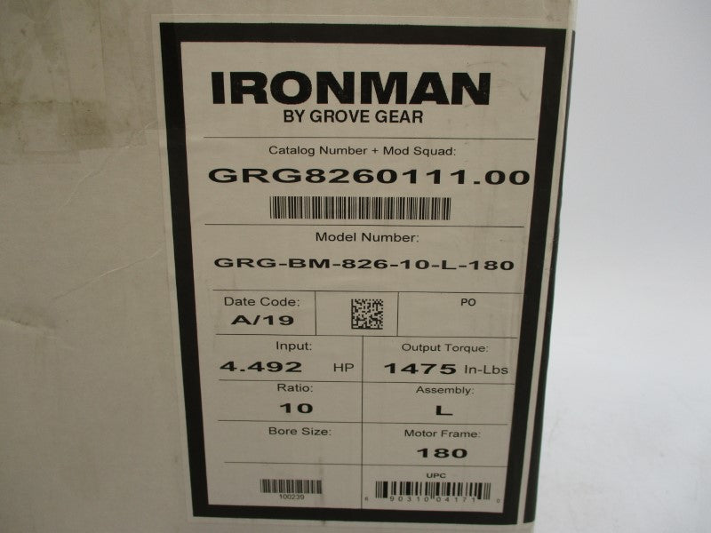 IRONMAN GRG-BM-826-10-L-180 NSMP