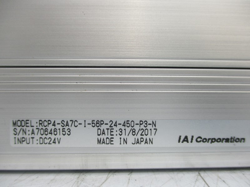 IAI RCP4-SA7C-I-56P-24-450-P3-N 24VDC NSNP