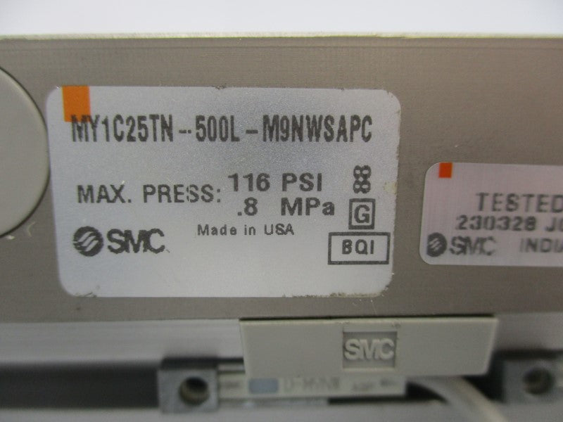SMC MY1C25TN-500L-M9NWSAPC 116PSI NSNP
